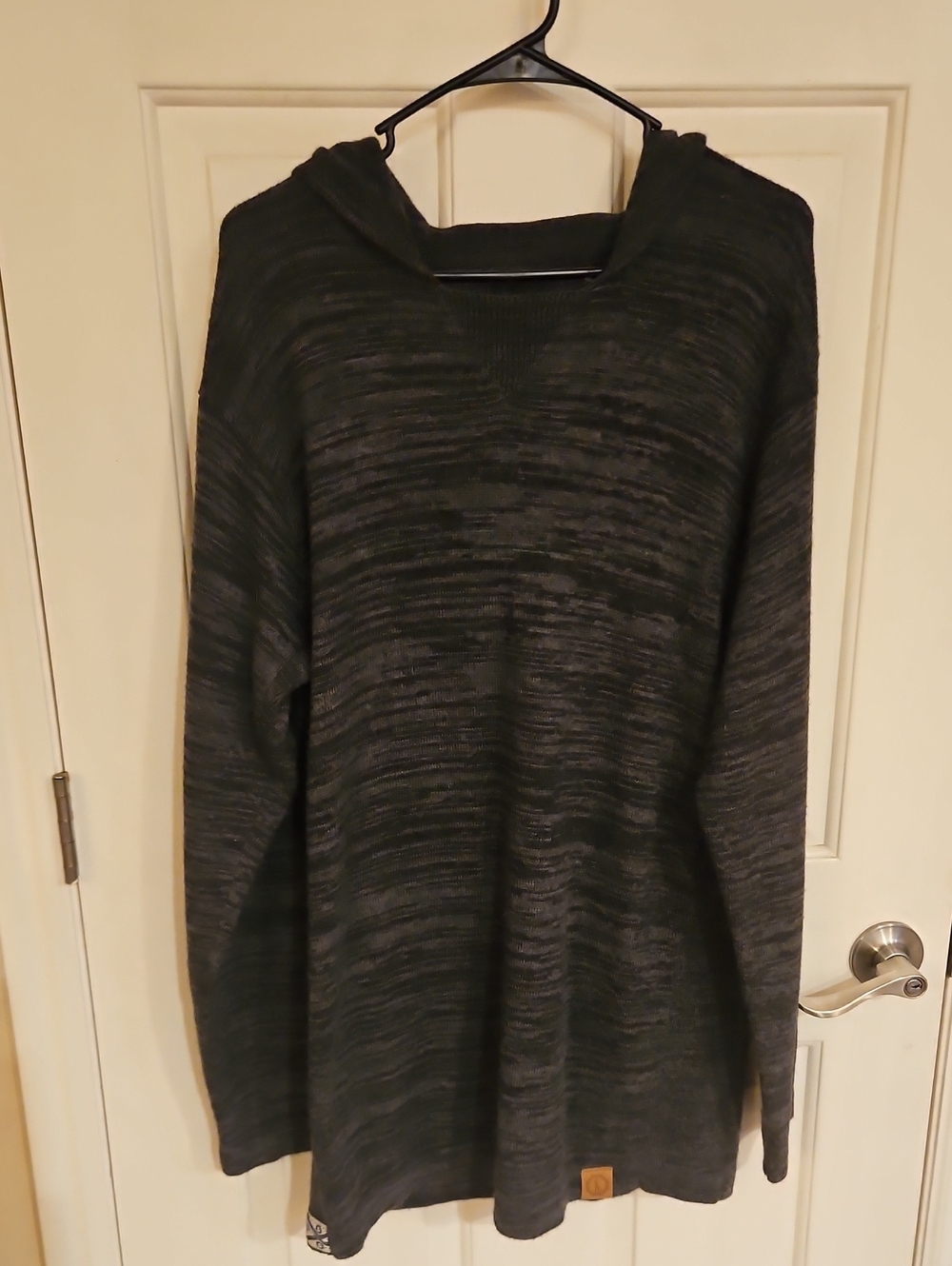Men's Lightweight Hooded Shirt Jacket - Charcoal Gray